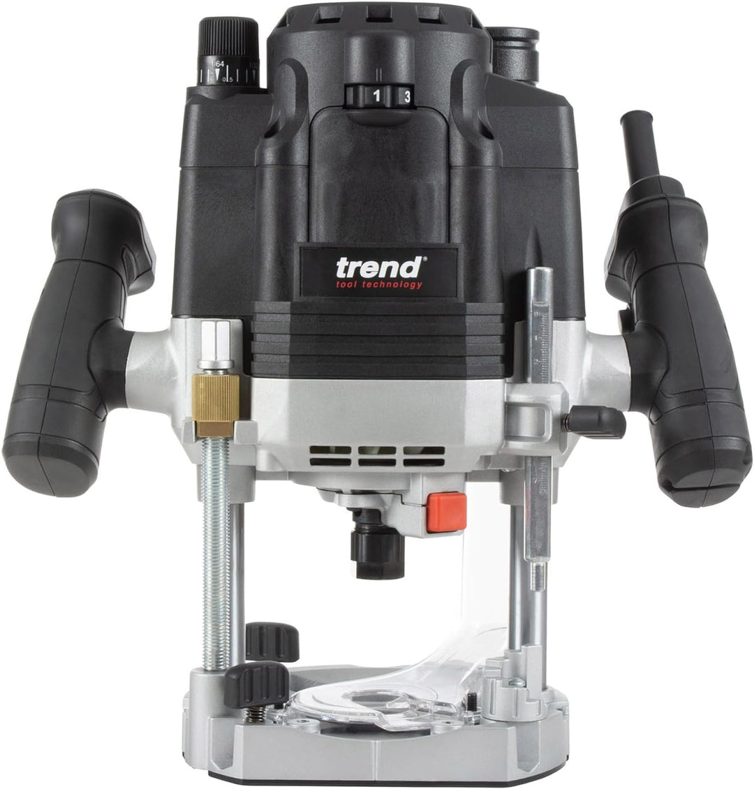 Trend T8 12mm Dual-Mode Oberfräse für die Werkstatt, Entwickelt für den Einsatz per Hand und am Fräs