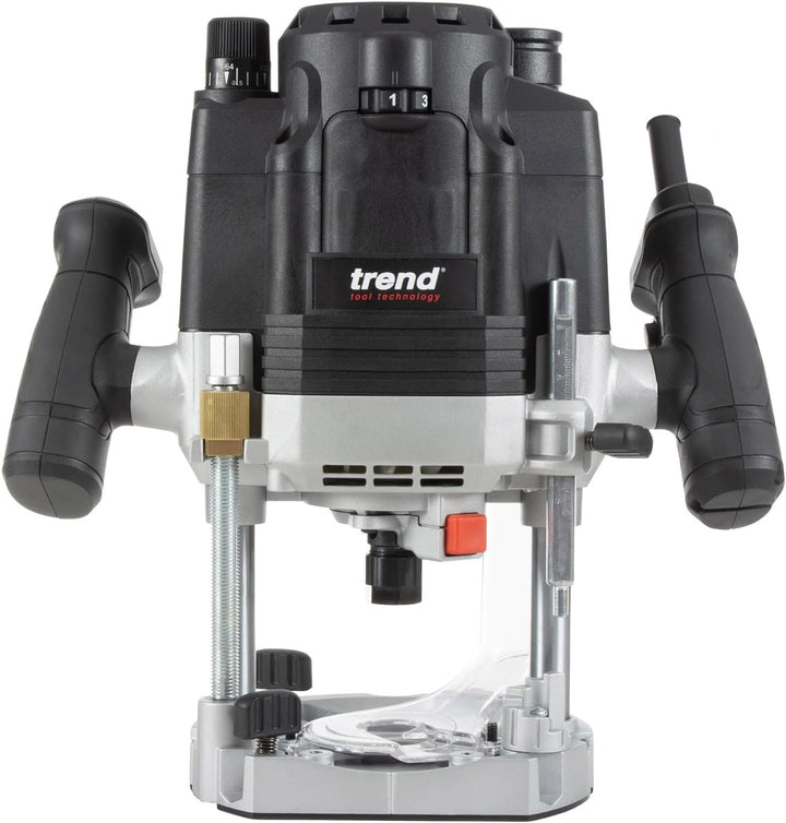 Trend T8 12mm Dual-Mode Oberfräse für die Werkstatt, Entwickelt für den Einsatz per Hand und am Fräs