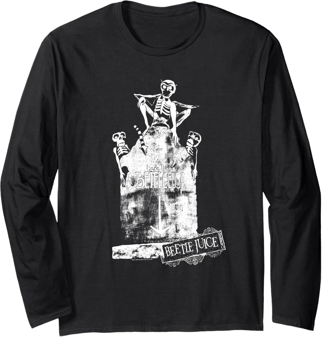 Beetlejuice Here Lies Langarmshirt