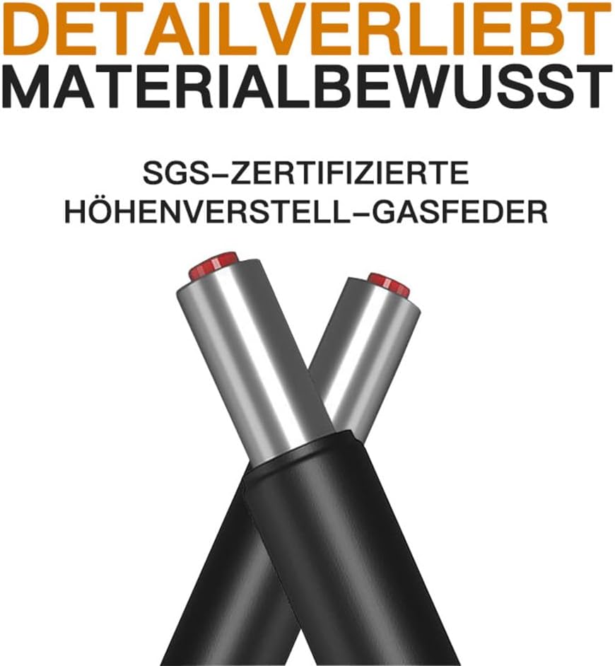 Leder Ergonomische Schreibtischstuhl-Bürostuhl, 360 ° Schwenk Mit Hoher Dichte, Höhepunkt, Höhe Eins