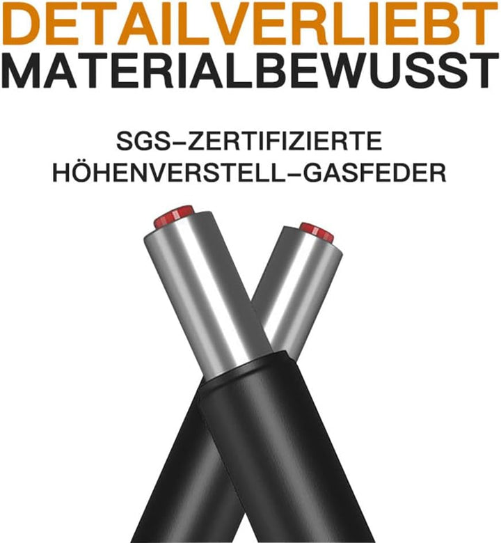 Leder Ergonomische Schreibtischstuhl-Bürostuhl, 360 ° Schwenk Mit Hoher Dichte, Höhepunkt, Höhe Eins