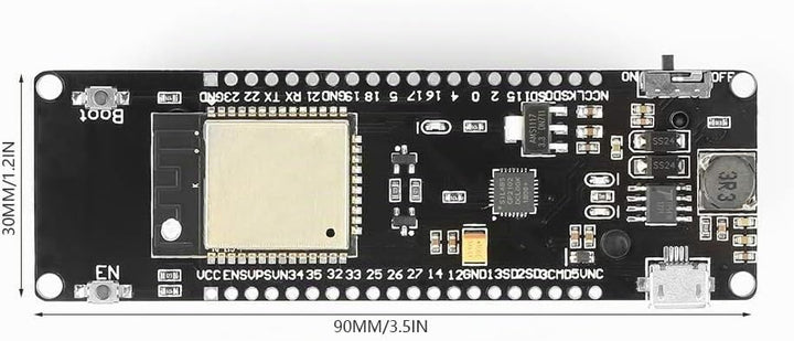 1PC ESP32 WiFi und Bluetooth Transceiver Modul Development Board Batteriehalter