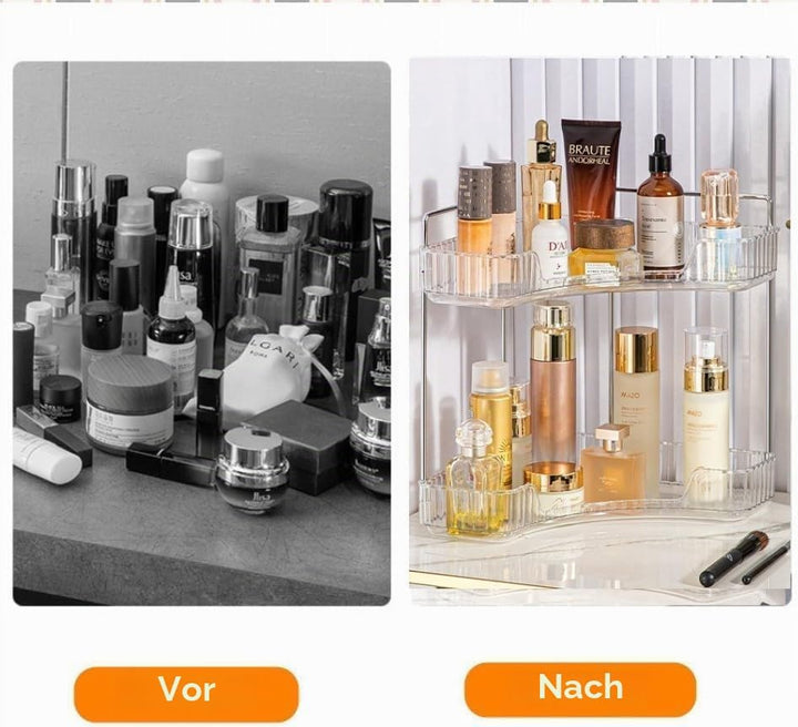 Make up Organizer, Kosmetik Organizer, Parfüm Organizer, Hautpflege Organizer für Bad Schminktisch (
