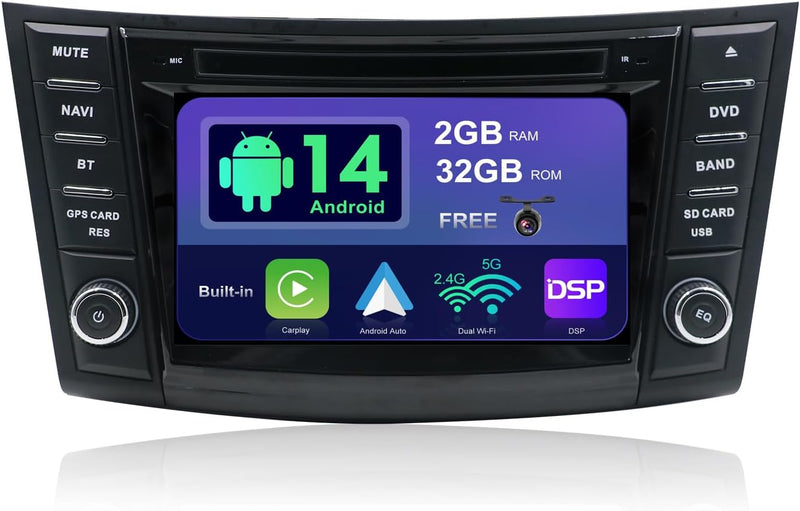 SXAUTO Android 10 Autoradio Passt für Suzuki Swift ERTIGA (2011-2017) - Rückfahrkamera KOSTENLOS - [