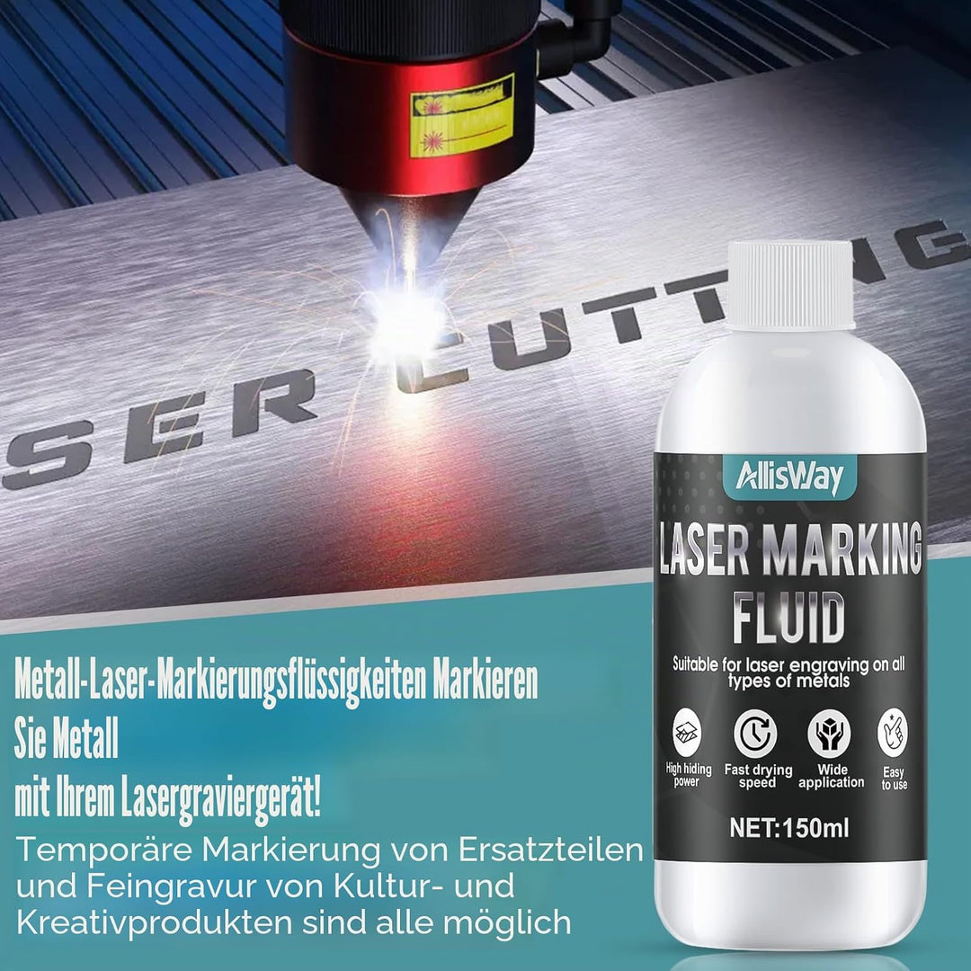Lasermarkierungsflüssigkeit, Lasermarkierungspuder, Laser Markierungsspray, Laser Marking Fluid, Sch