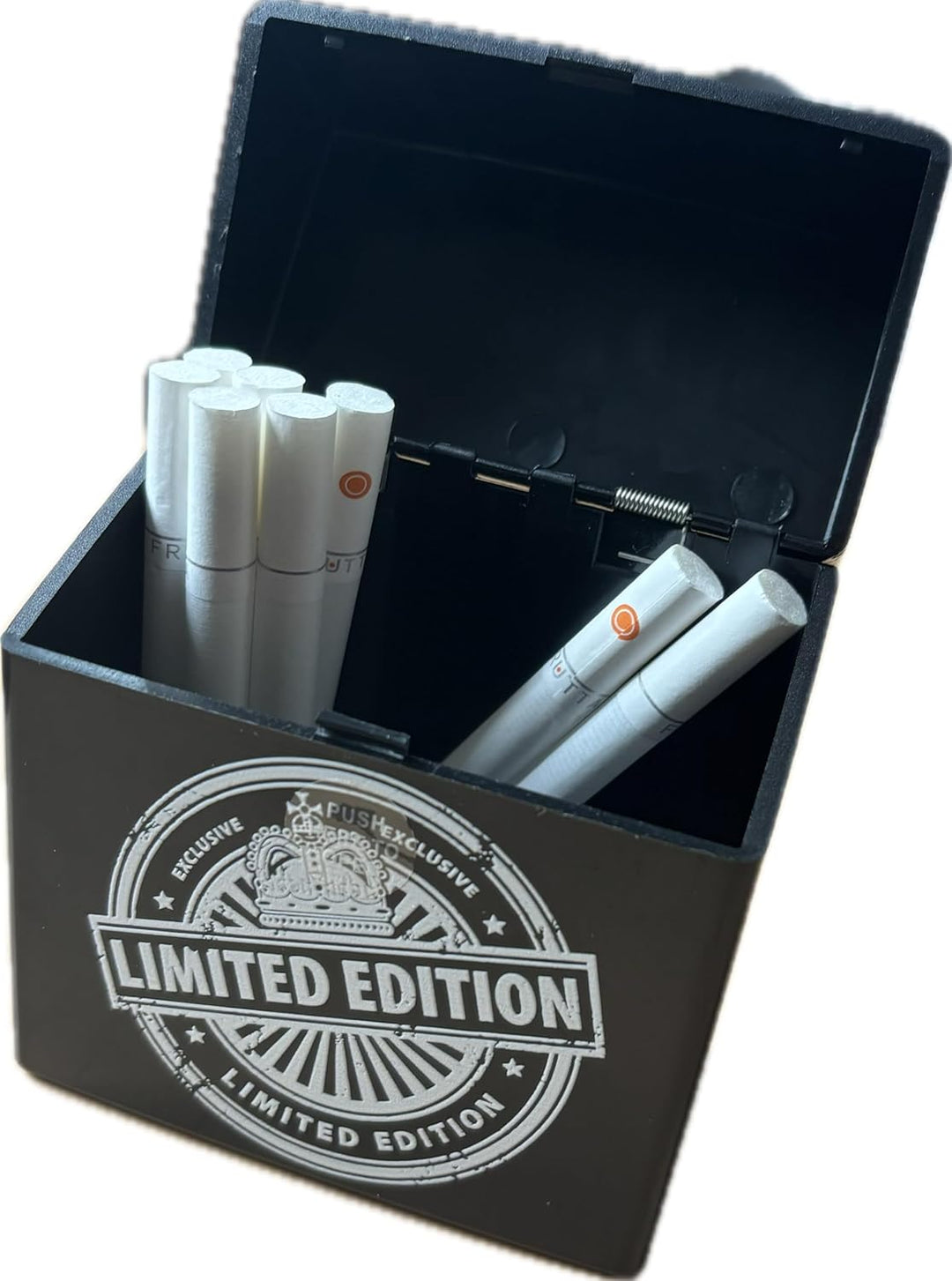 3 x Zigarettenbox XXXL VINTAGE BUNT für 50 Zigaretten Etui Kunststoff Raucherbedarf