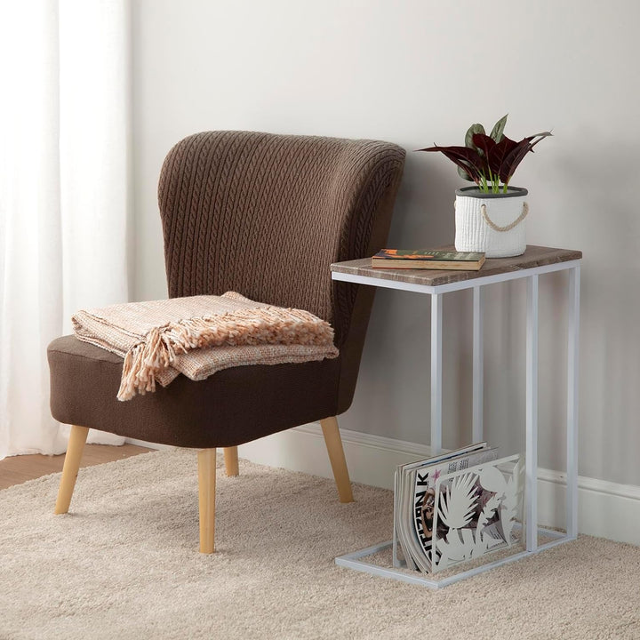 Versa Padua Beistelltisch für das Wohnzimmer, Schlafzimmer oder die Küche. Moderner, niedriger Tisch