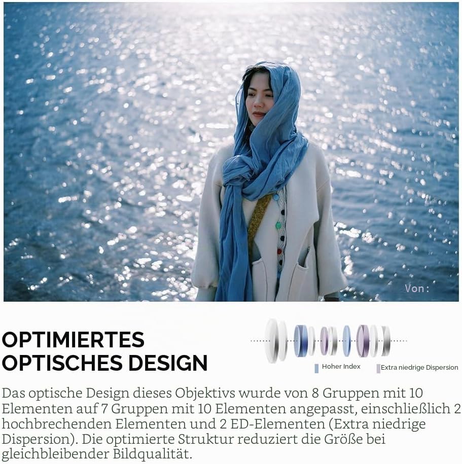 TTartisan APS-C AF 35mm F1.8 II Autofokus-Objektiv für Fuji X-Mount – Leichtes Design, Kompatibel mi