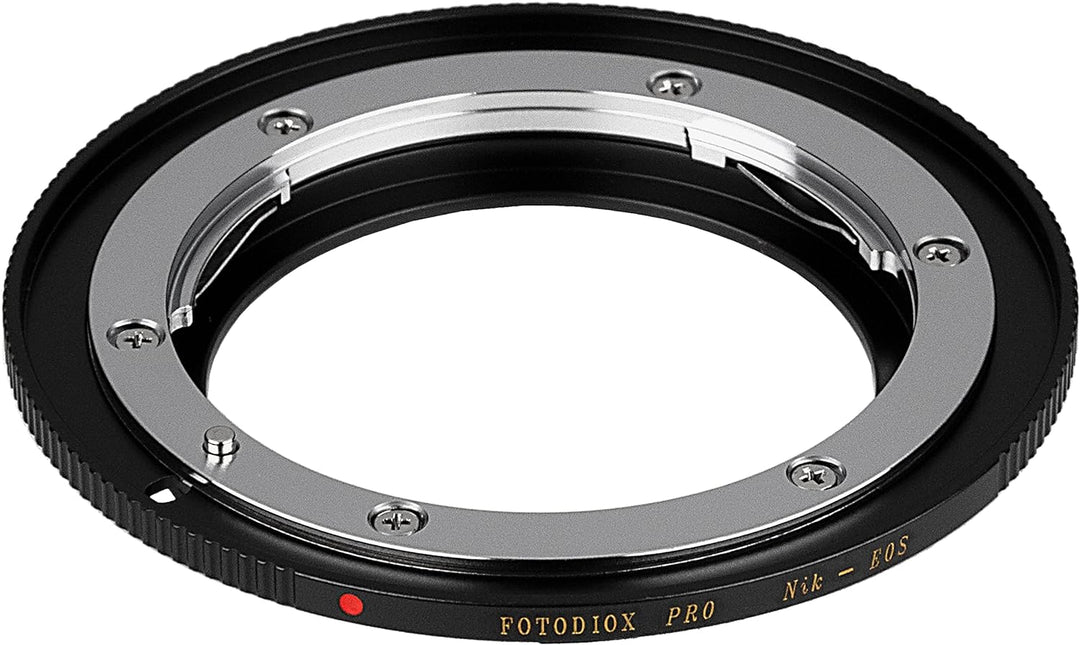 Fotodiox Pro Lens Mount Adapter, Nikon F Lens to Canon EOS Camera, for Canon EOS 1d,1ds,Mark II, III