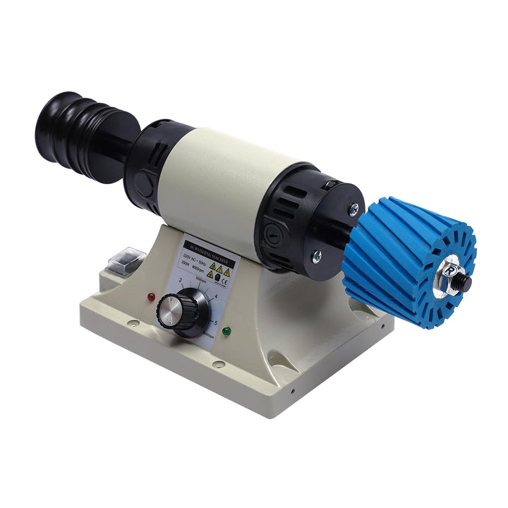 Lederpoliermaschine, Kantenschleifmaschine,350W elektrische Lederbornismaschine mit Holz Brennrad, 0