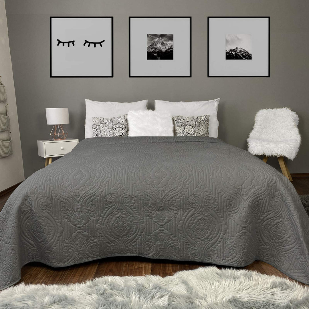 HOMELEVEL Tagesdecke Bett & Sofaüberwurf Bettüberwurf Sofa Tages Ornamente Decken Betthusse XXL Deck