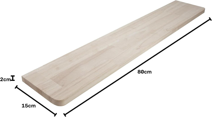 Merveille Heizkörper, ohne Bohren – Regal aus Massivholz, Hevea, formstabil – Dicke 18 mm – Beständi