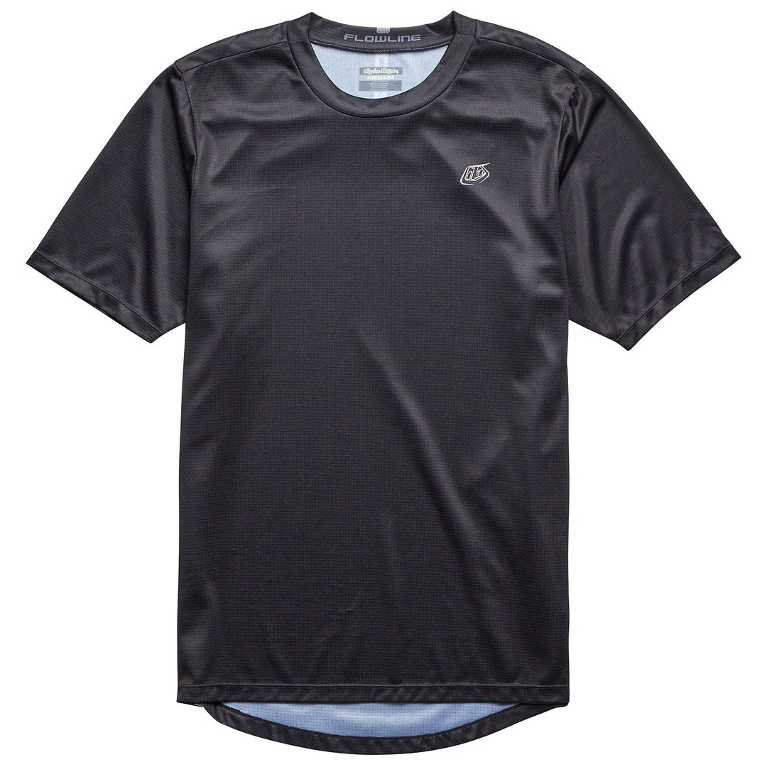 Troy Lee Designs Herren Flowline Covert Fahrradtrikot T-Shirt S Schwarz, S Schwarz