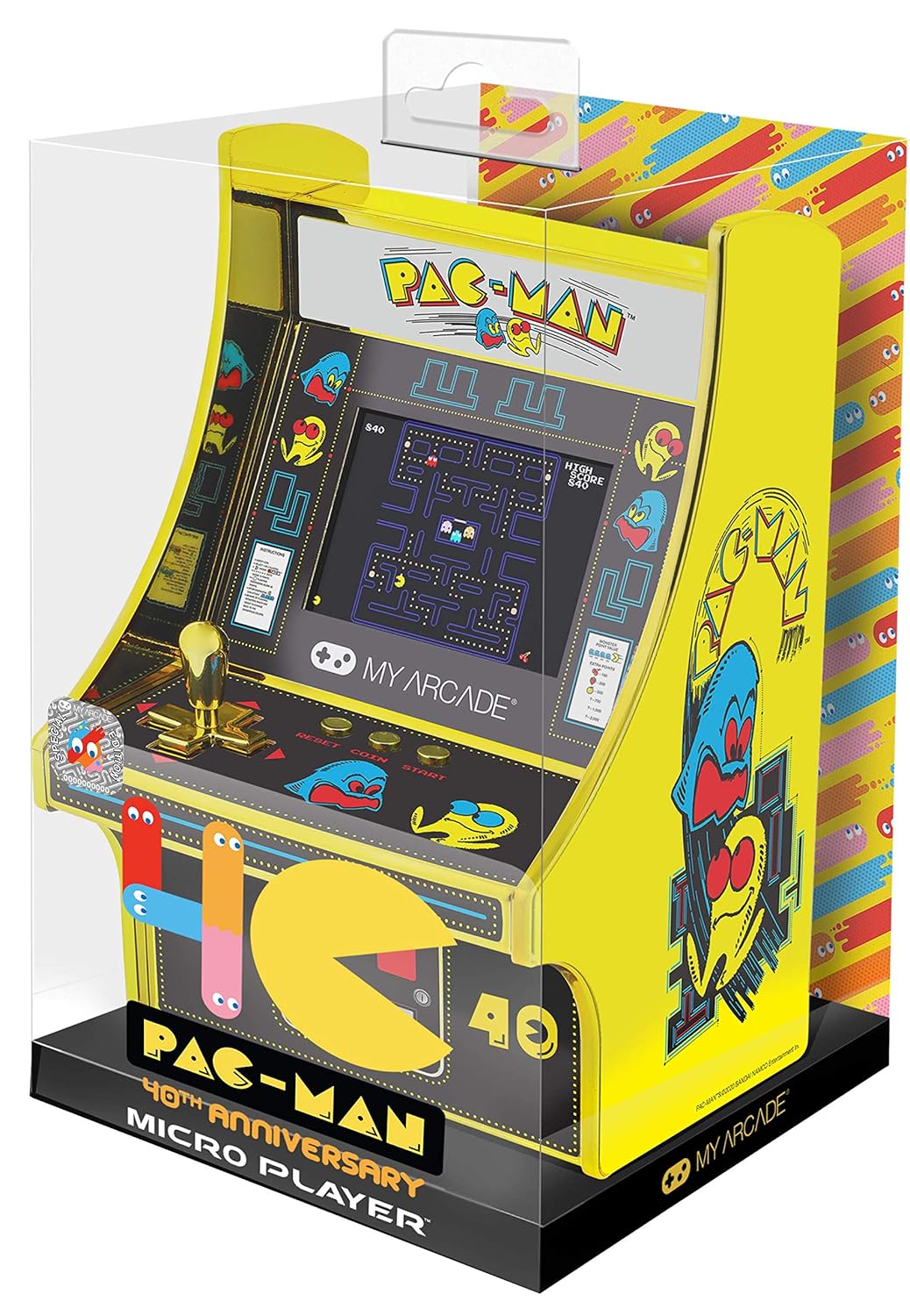 My Arcade DGUNL-3290 Pac-Man 40th Anniversary Micro Player Retro Arcade Machine