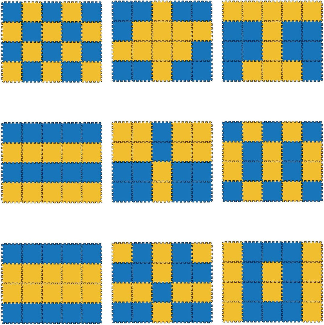 LittleTom 18 Teile Spielmatte Baby ab Null - 30x30 Schaumstoff Puzzlematte Kinder Isomatte Baby Spie