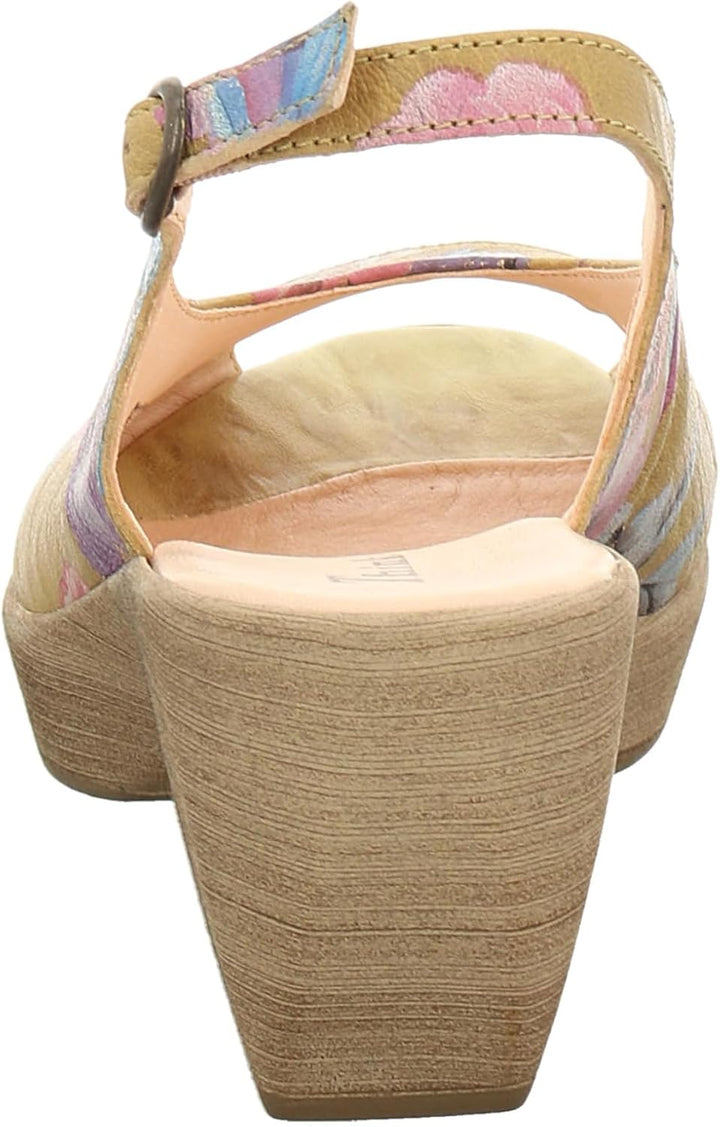 THINK! Damen Zeppa Nachhaltige Slingback Sandale 40 EU 9010 Ananas, 40 EU 9010 Ananas