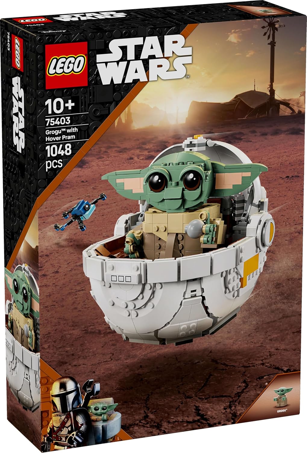 LEGO Star Wars 75403 Grogu in Seiner Repulsorwiege aus The Mandalorian - Minifigur zum Sammeln - Mod