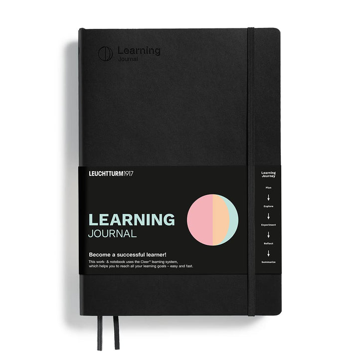 LEUCHTTURM1917 367497 Learning Journal Composition (B5), Flexcover, Schwarz, Englisch Englisch Schwa