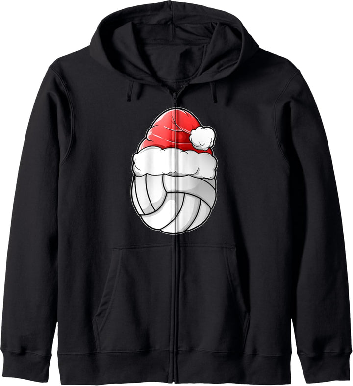 Christmas Volleyballer Sport Xmas Weihnachten Volleyball Kapuzenjacke