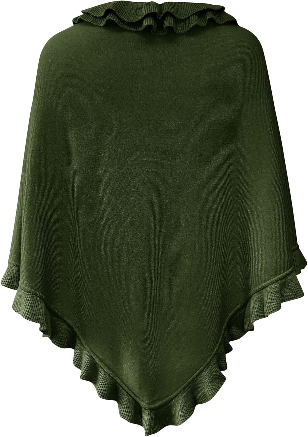 Poncho Cape Trachtentuch Umhang Stola Schultertuch Trachten-Tuch Damen Strickponcho Tracht Strick Tr