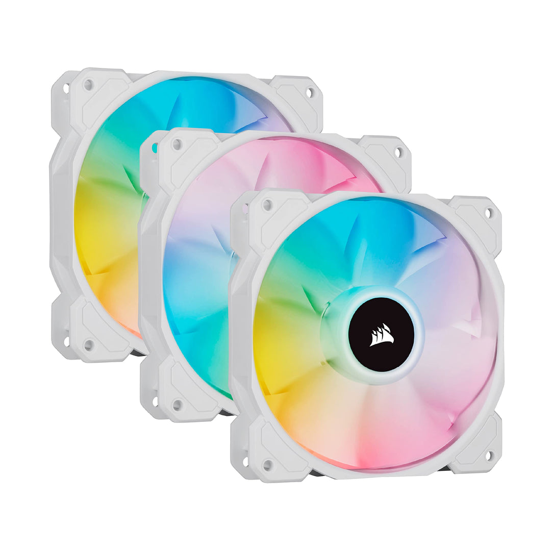 Corsair iCUE SP120 RGB ELITE Performance 120mm-PWM-Lüfter 3er-Pack mit iCUE Lighting Node CORE (CORS