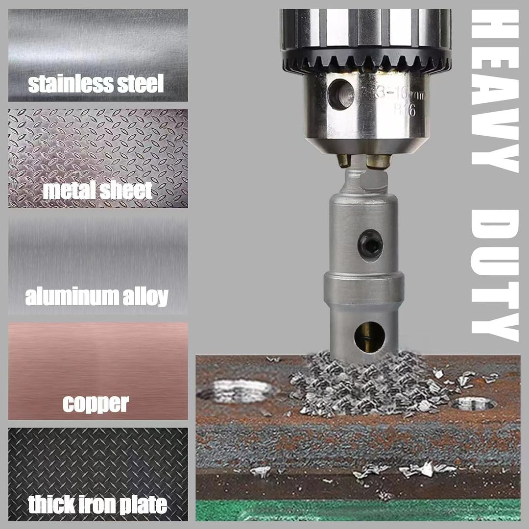 Vearter TCT Hartmetall Lochsäge 10PCS für Hartmetall Hartmetall bestückt Lochschneider mit Pilotbohr