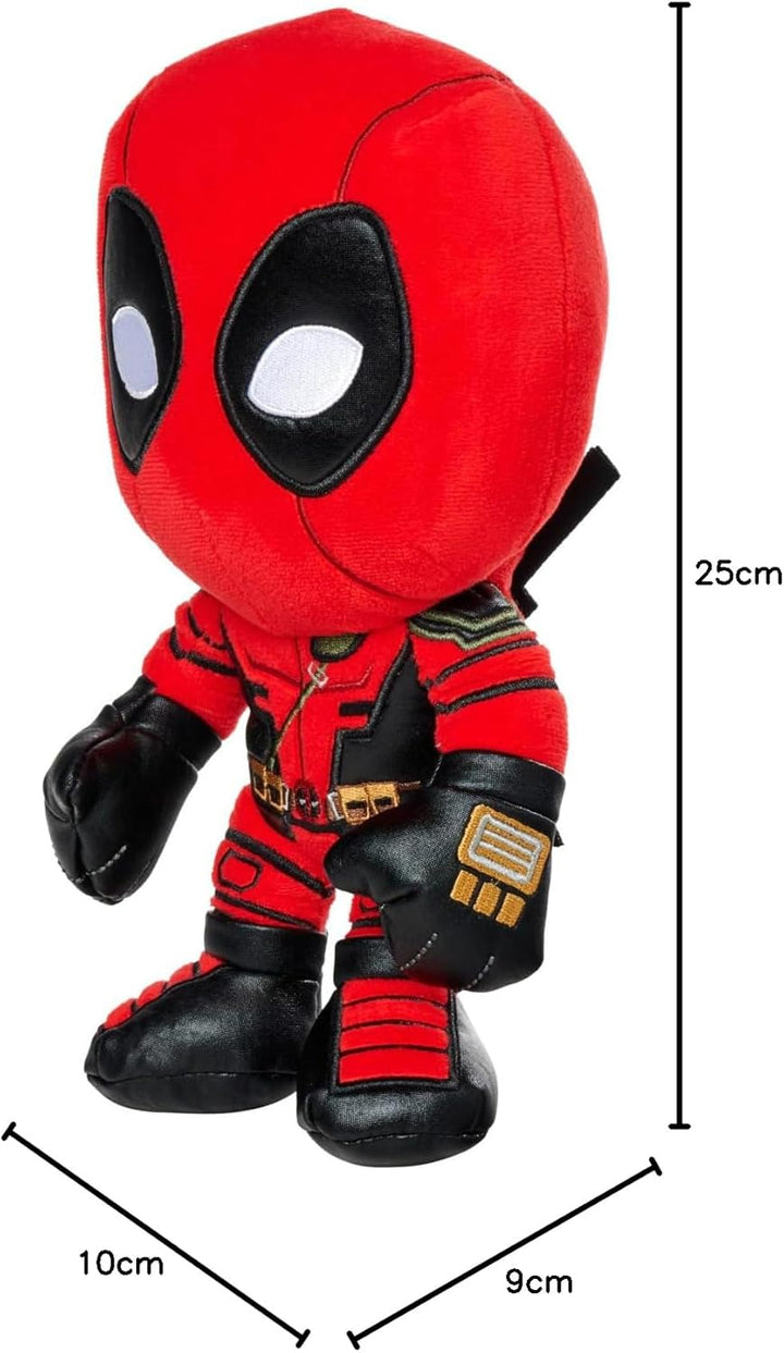 Simba Deadpool-Plüschtier, respektloses und charaktergetreues Design, weich, dekorativ und zum Samme