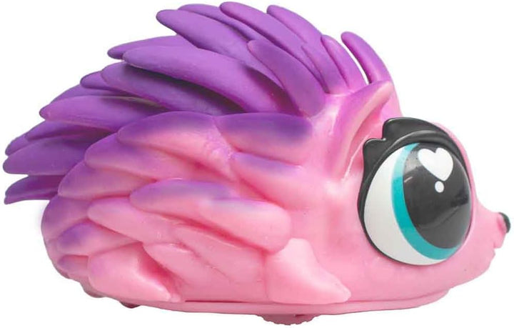 Jiggly Pets My Spike Pet Rosa, Spiky the Hedgehog, interaktiver Igel, weiches Gummi-Maskottchen zum