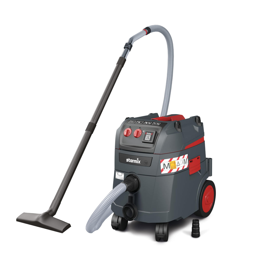 starmix iPulse M-1635 Safe Industriestaubsauger – BG-BAU förderfähiger Nass-/Trockensauger – Staubkl