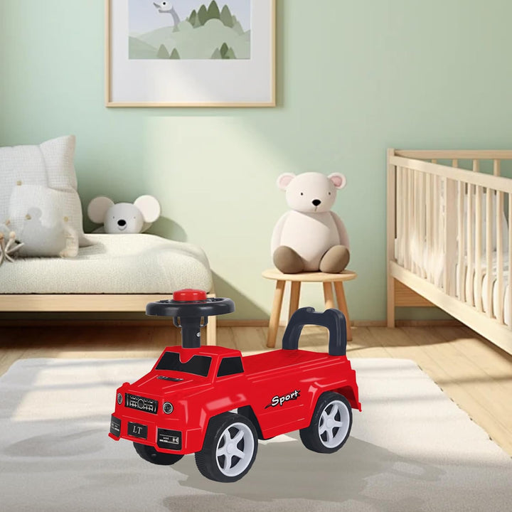 Rutschauto für Kinder, Tragespielzeug zum Schieben, Lauflernhilfe für Kinder, Buggy – Little Auto –