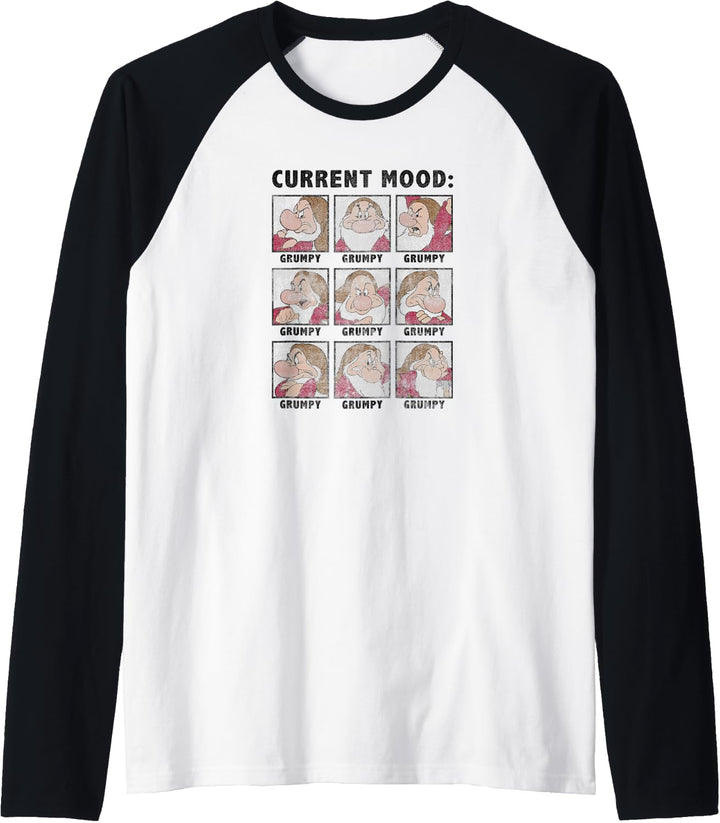 Disney Schneewittchen und die sieben Zwerge, Grumpy Current Mood Raglan