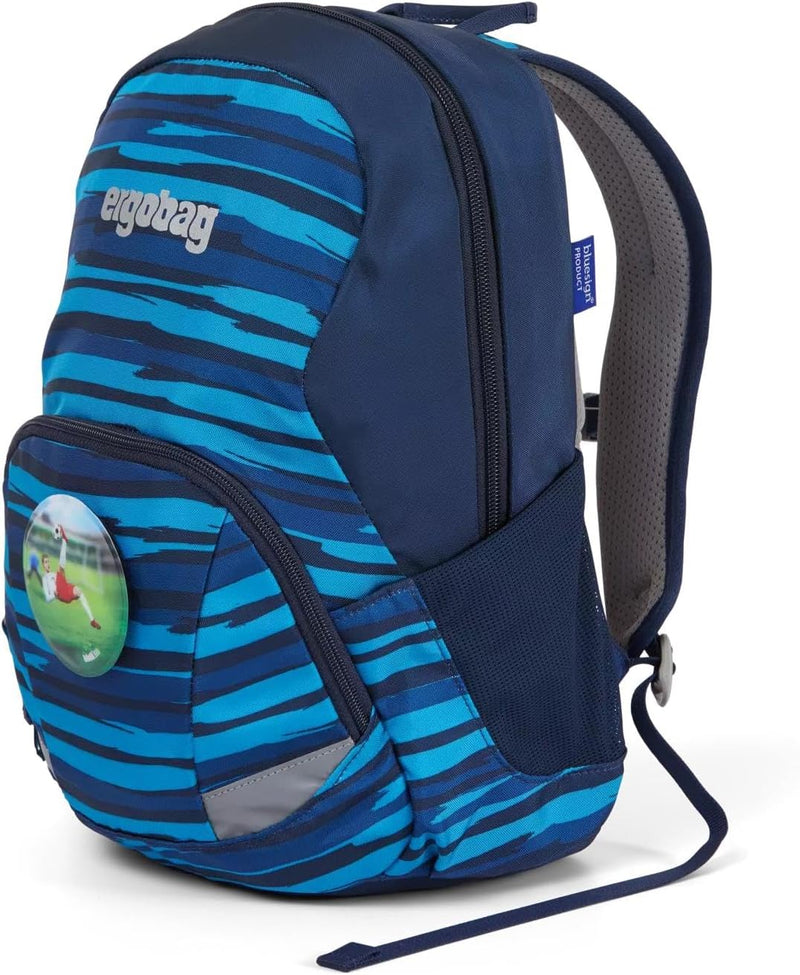 ergobag Unisex Kinder Ease Large Kids Backpack Rucksack Einheitsgrösse Bärt - Blau, Einheitsgrösse B