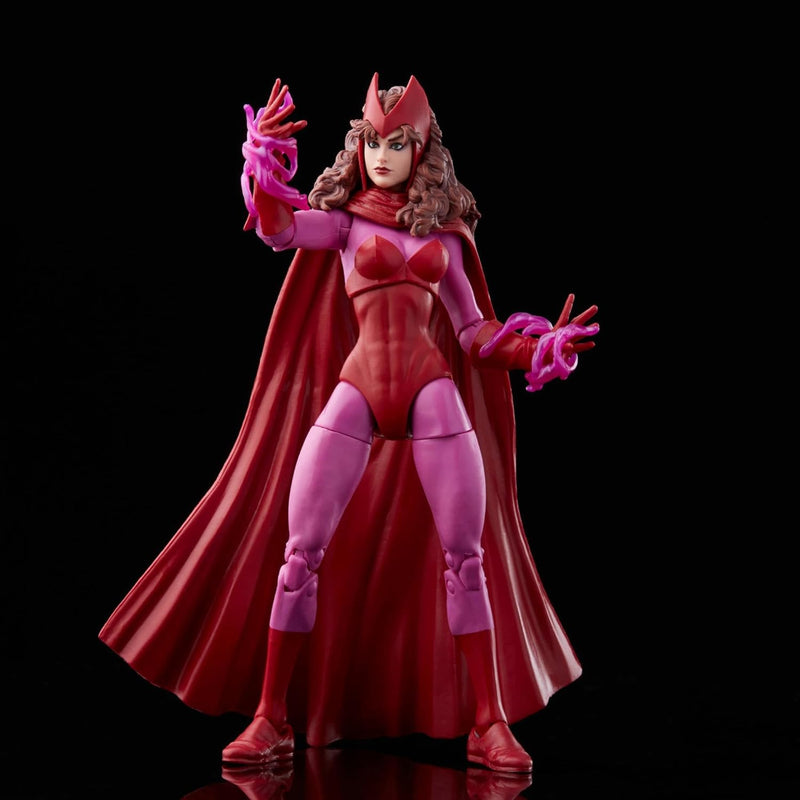 Hasbro Marvel Legends Series Scarlet Witch, Retroverpackung, 15 cm grosse Action-Figur, 4 Accessoire