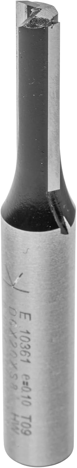 ENT 10361 Nutfräser HW, Schaft (S) 8 mm, Durchmesser (D) 6 mm, NL 20 mm, SL 32 mm, GL 55 mm D=6 / NL