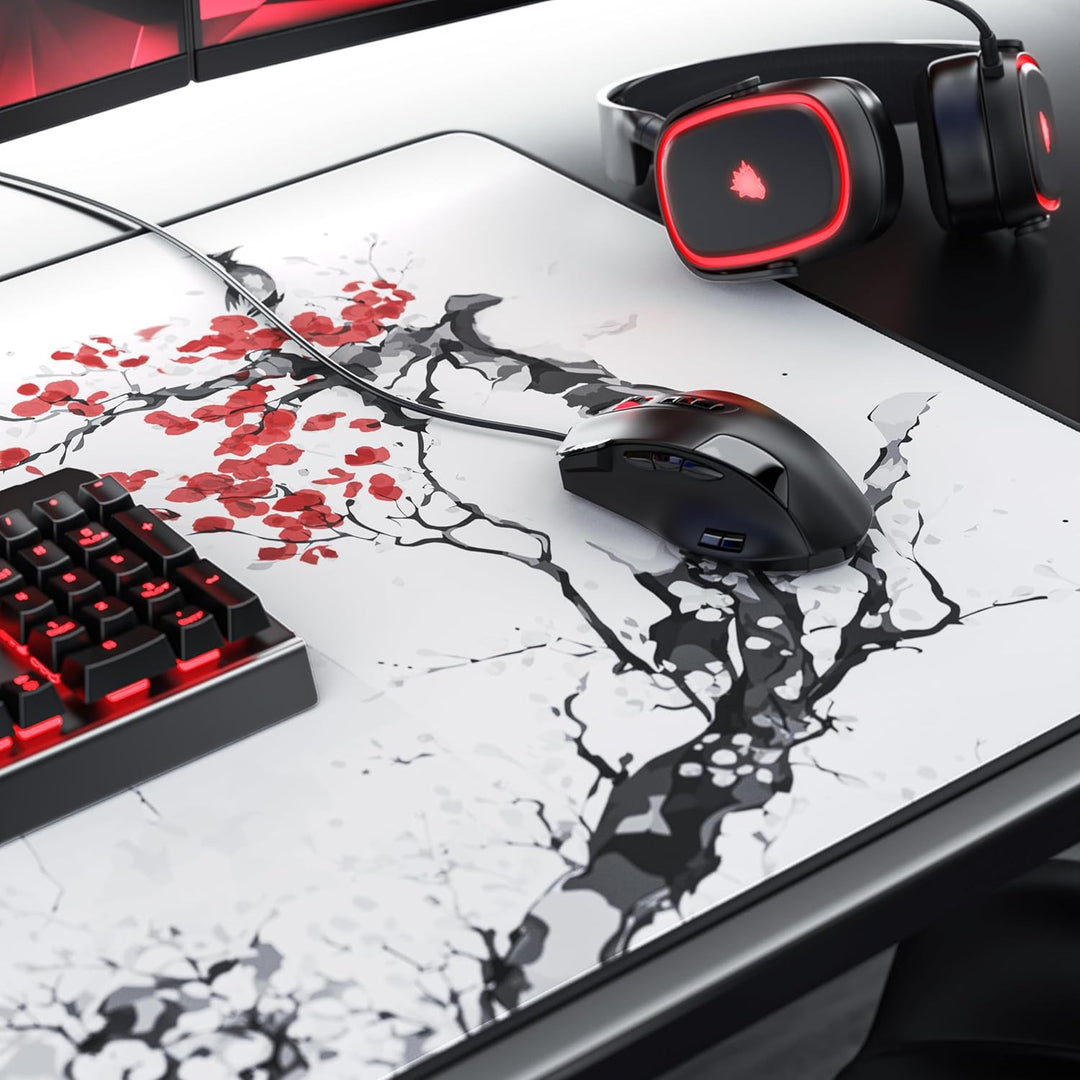 Titanwolf XXXL Übergrösse Mauspad 1200x600mm, Gaming Mousepad Gross,120x60 cm Tischunterlage Large S