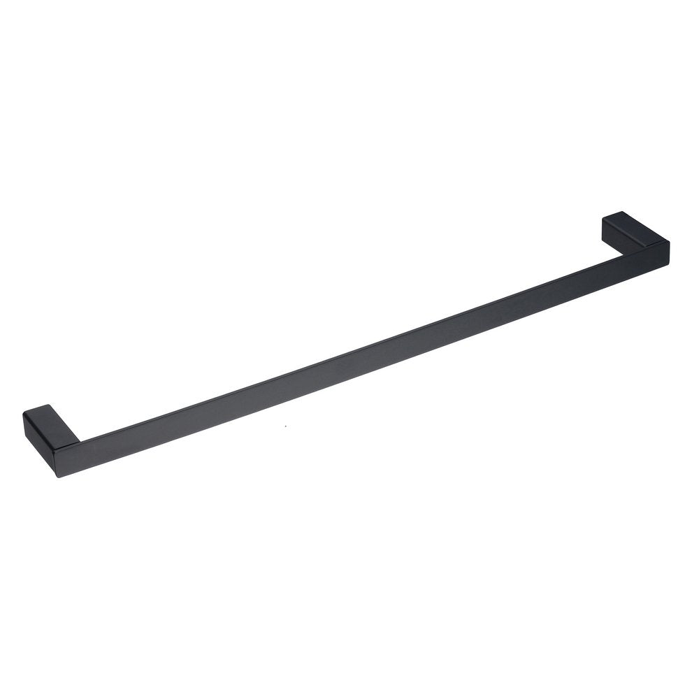 24-Zoll-Badetuch-Stab-einzelne Tuch-Schiene an der Wand befestigt, schwarze Malerei, Beelee BA8501B