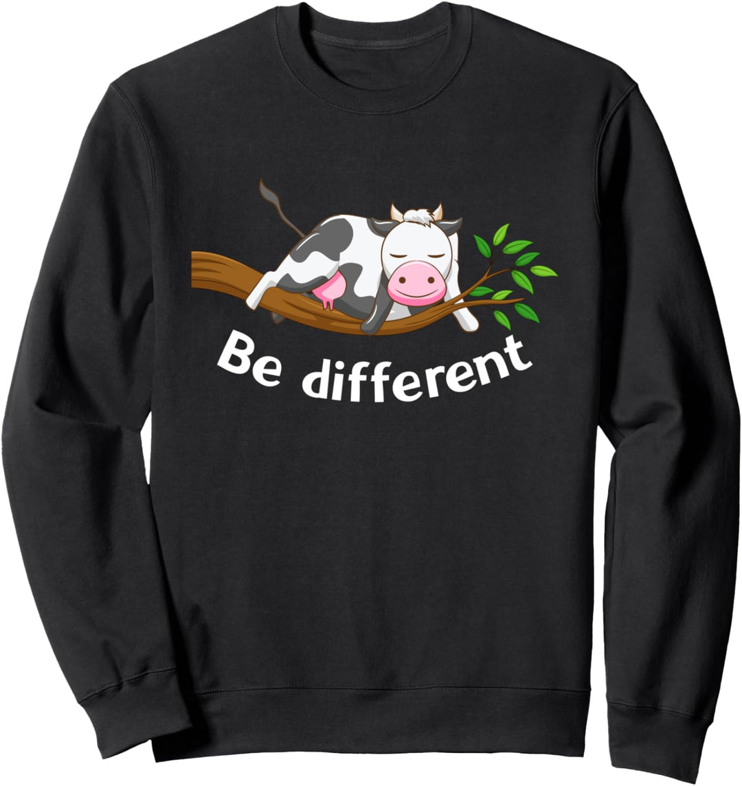 Be different Bauer Spruch Landwirtschaft Trecker Biobauer Sweatshirt