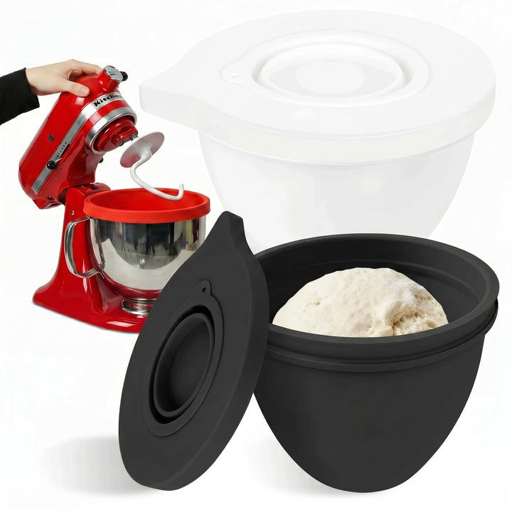 Silikon-Einlagen, kompatibel mit Kitchen Aid 4,5-5-Quart-Mixer mit kippbarem Kopf, 2 Einlagen mit De