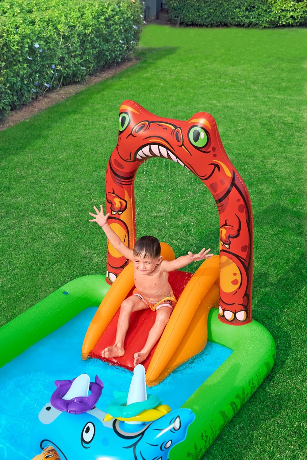 Bestway Wasserspielcenter Jurassic Splash 241 x 140 x 137 cm