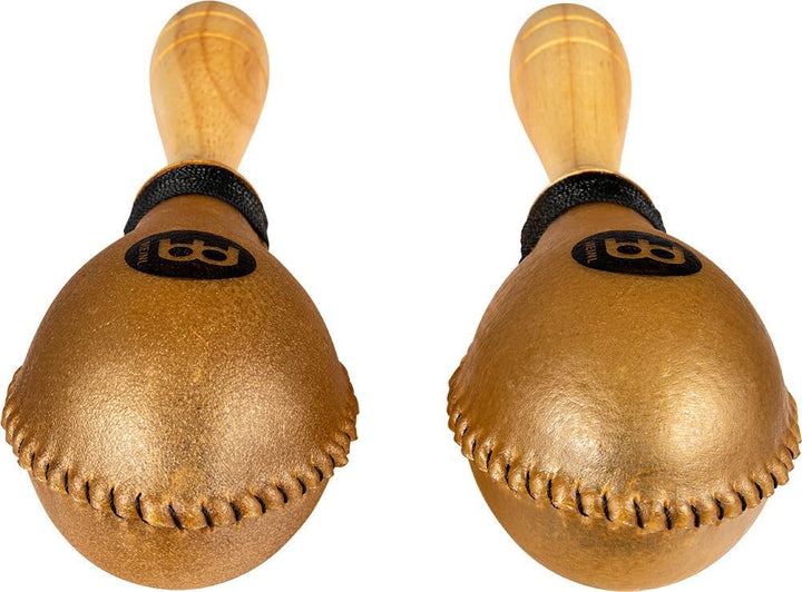 Meinl Percussion MSM4 Rawhide Maracas (Jumbo), 30 cm Länge, natural