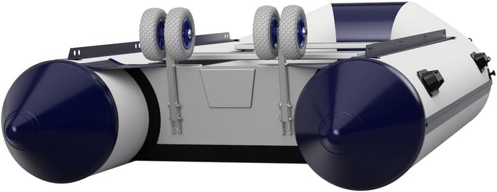 SUPROD Heckräder, Transporträder, Slipräder, EW200, Edelstahl Grau/Blau, Grau/Blau