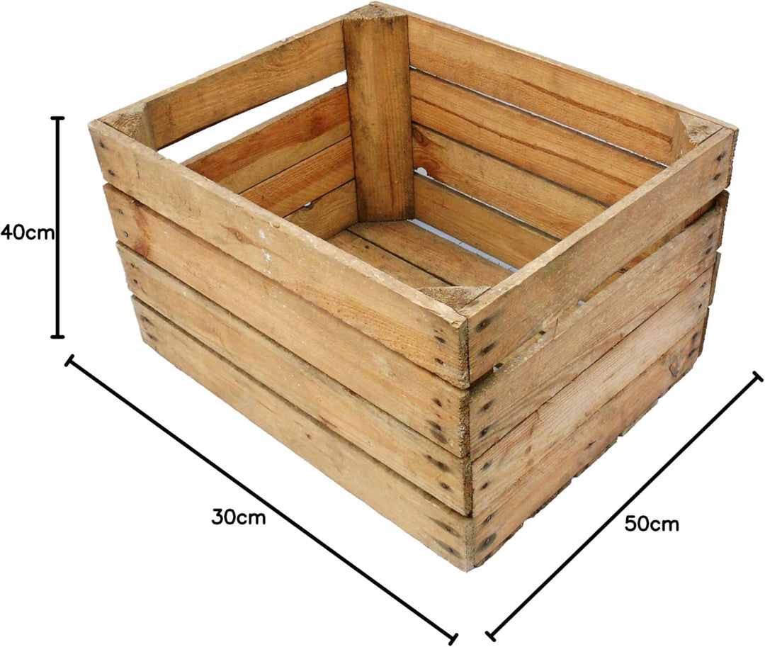 Vintage Holzkisten im Sparset Originale Obstkisten Apfelkisten Weinkisten aus dem Alten Land Möbelba
