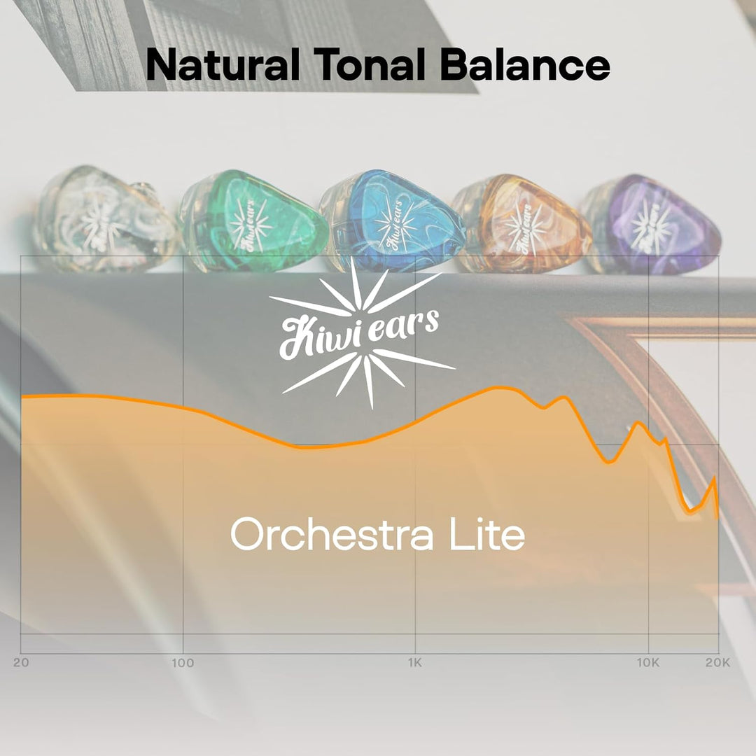 LINSOUL Kiwi Ears Orchestra Lite Performance Custom 8BA In-Ear Monitor IEM mit abnehmbarem 4-adrigem