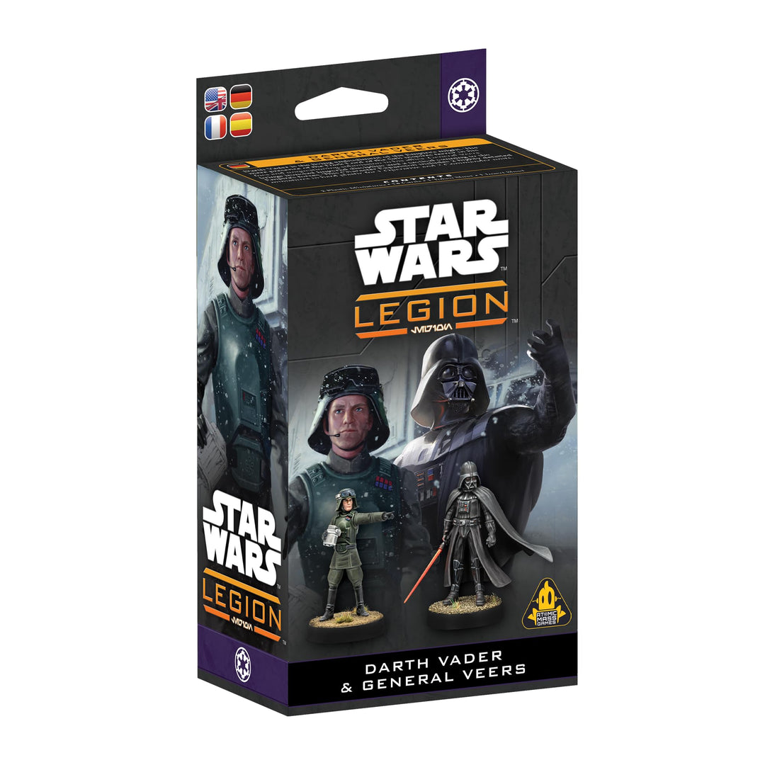 Asmodee, Star Wars: Legion – Darth Vader & General Veers, Erweiterung, Atomic Mass Games, Tabletop,