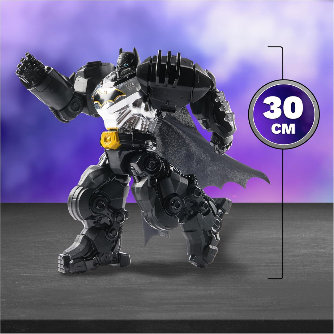 DC Metal Force Batman Action-Figur, 30cm gross, mit 8 Bewegungspunkten für actionreiche Abenteuer. F
