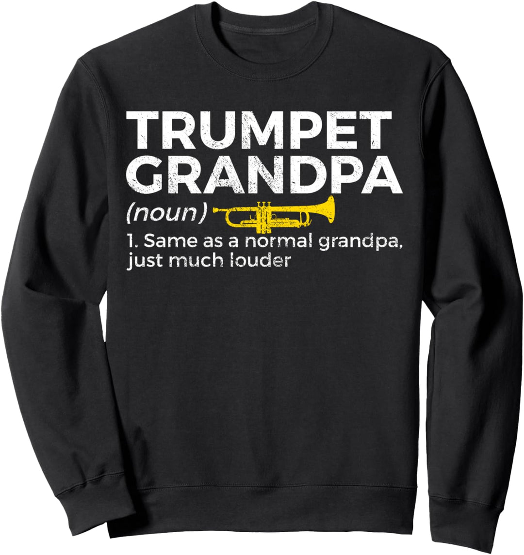 Trompete Opa Definition Band Lustige Trompete Opa Sweatshirt