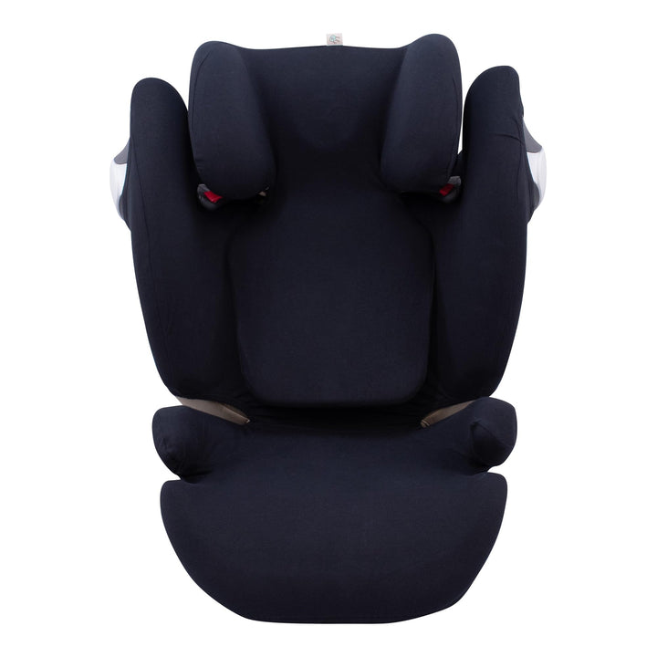 JYOKO KIDS Bezug für Autositz Kompatibel mit Cybex Solution M und Pallas B - Fix (BLACK SERIES), BLA