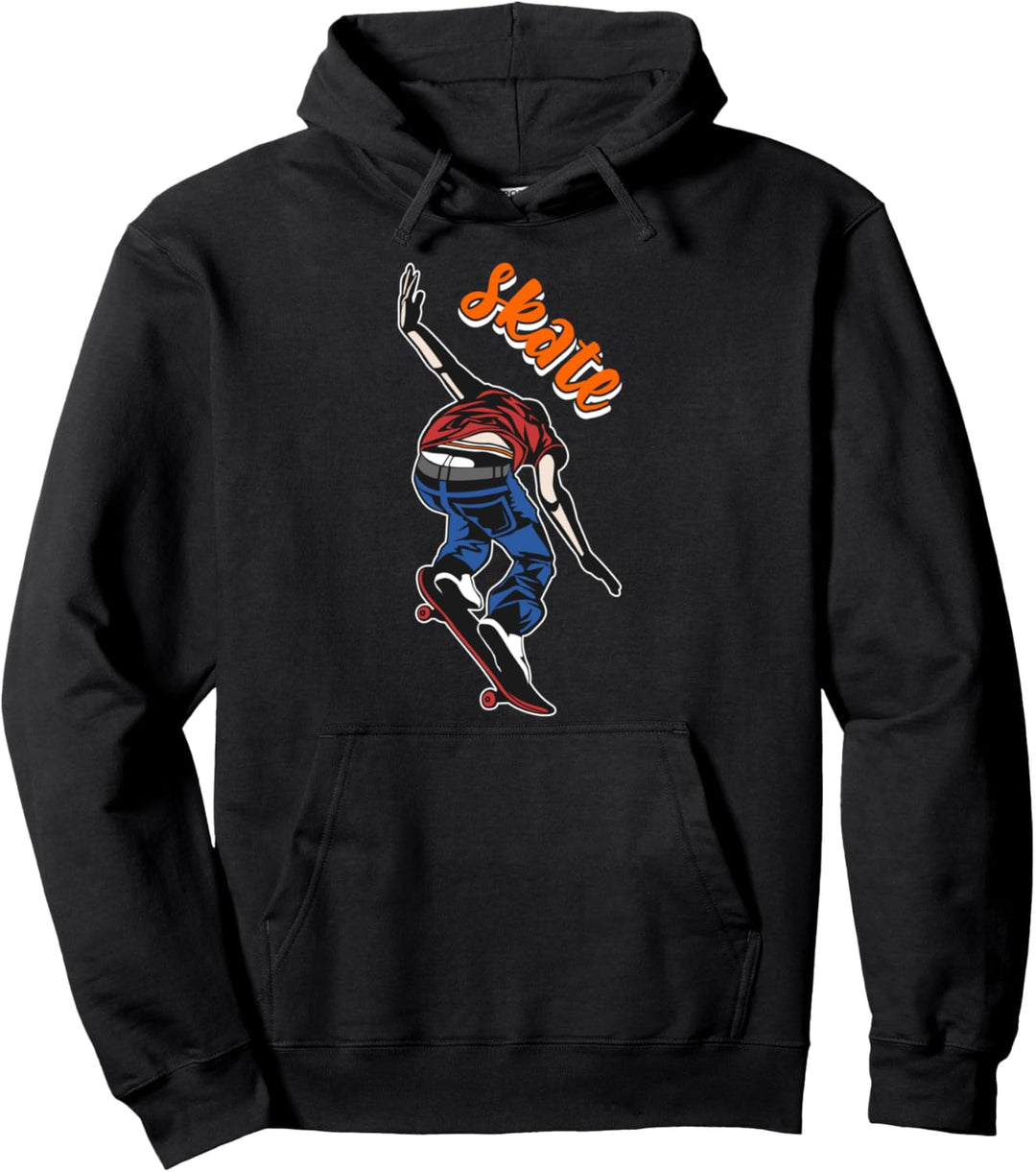 Skateboardfahren Skater auf einem Skateboard - Skateboarder Pullover Hoodie