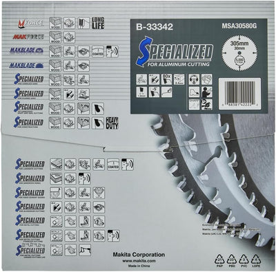 Makita Specialized Saegeblatt, 305 x 30 mm, 80Z, B-33342