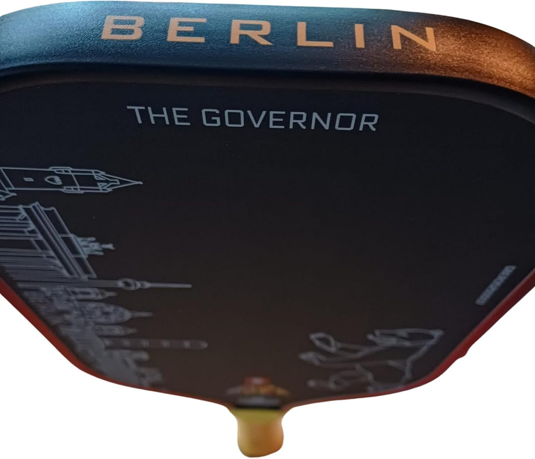 Pickleball-Schläger The Governor Berlin, USAP Zertifiziert, 42 cm, Rohkohlefaser + Fiberglas, 237-24